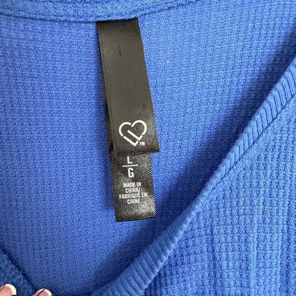 Blue Long Sleeve Sweater - Picture 3 of 3